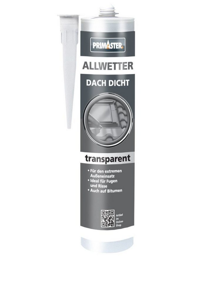 Primaster Dichtungsband Primaster Allwetter Dachdicht 310 ml transparent von Primaster