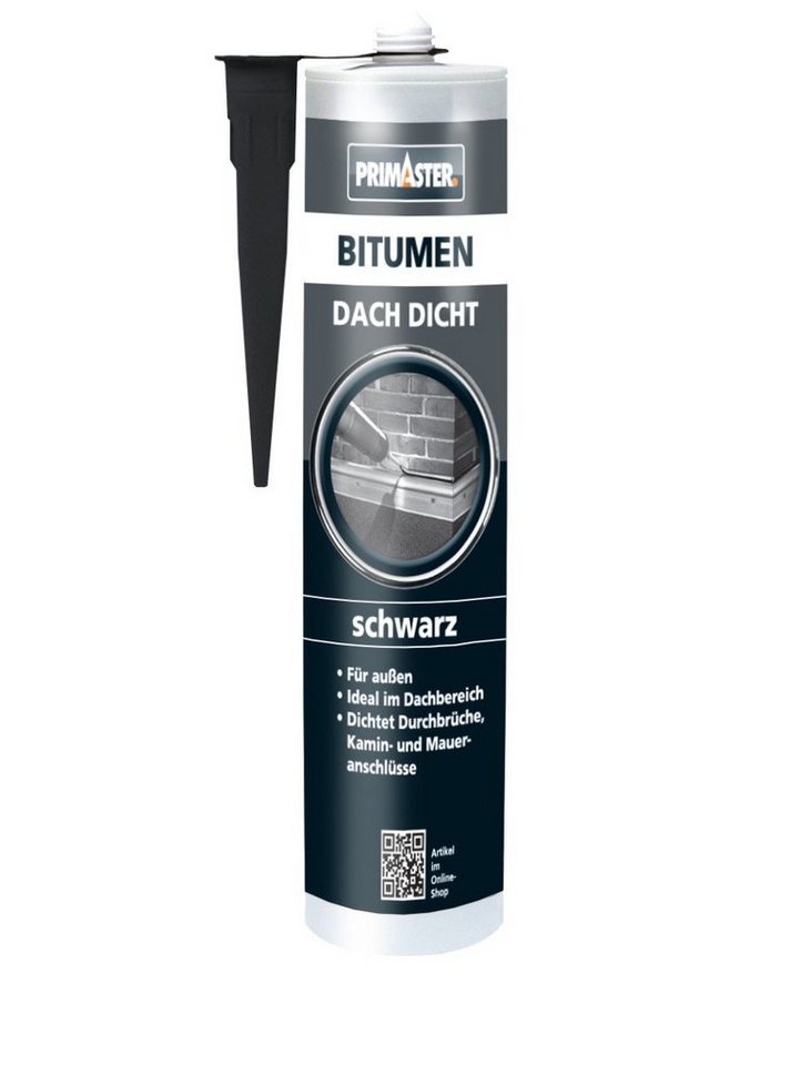 Primaster Dichtungsband Primaster Bitumen Dachdicht 310 ml schwarz Primaster Dichtungsband Primaster Bitumen Dachdicht 310 ml schwarz von Primaster