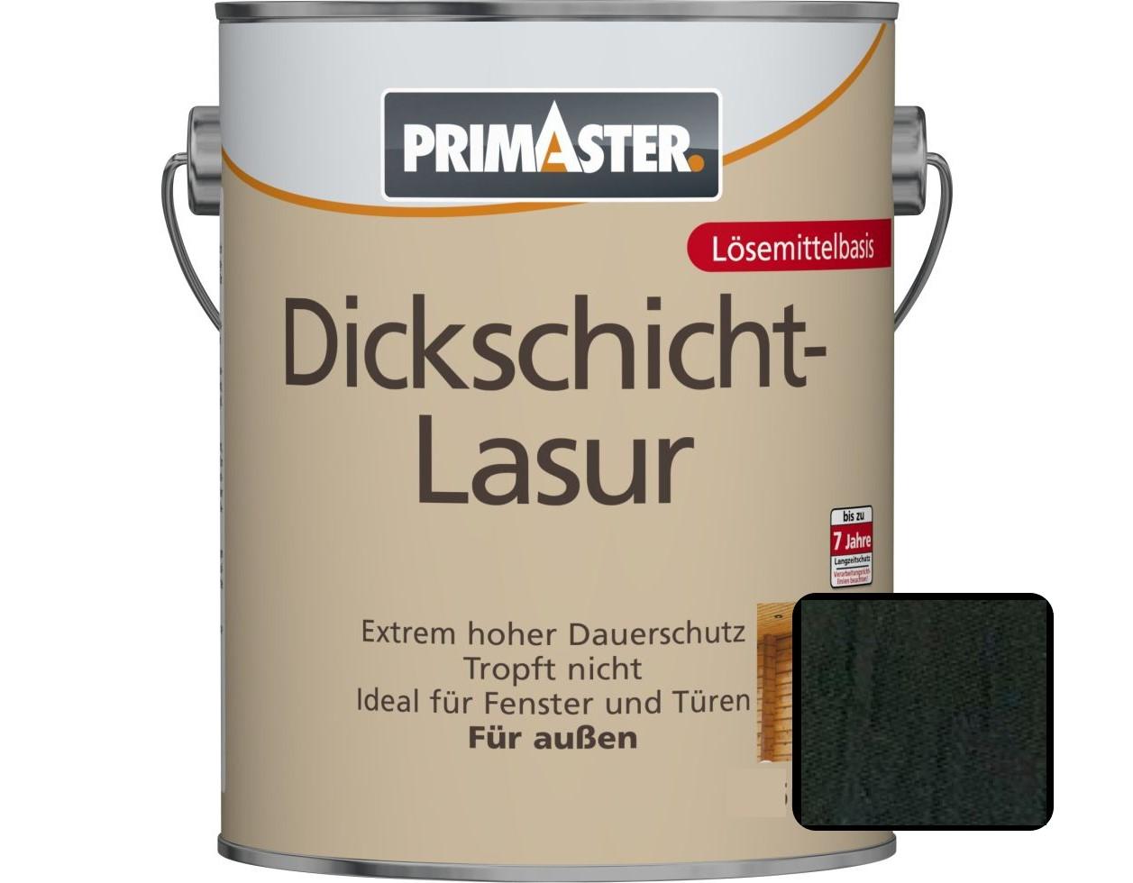 Primaster Dickschichtlasur 2,5 L ebenholz von Primaster