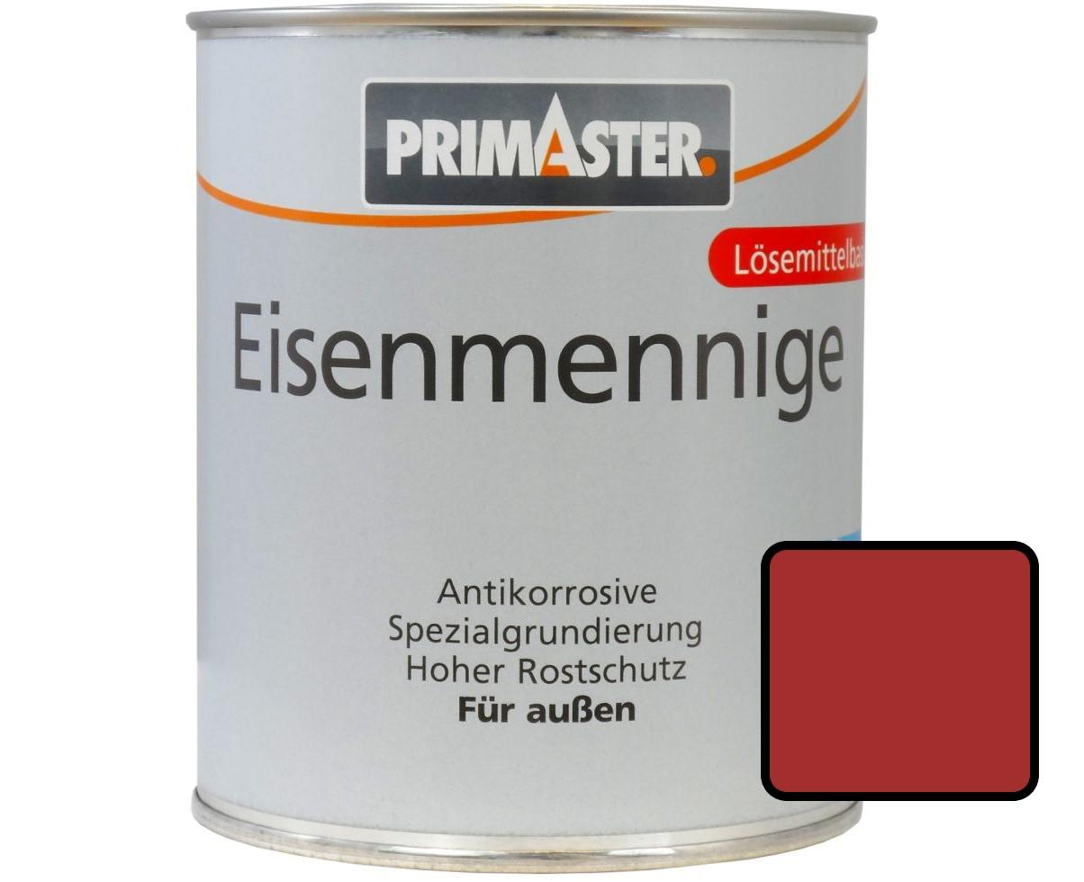 Primaster Eisenmennige 750 ml rostrot von Primaster