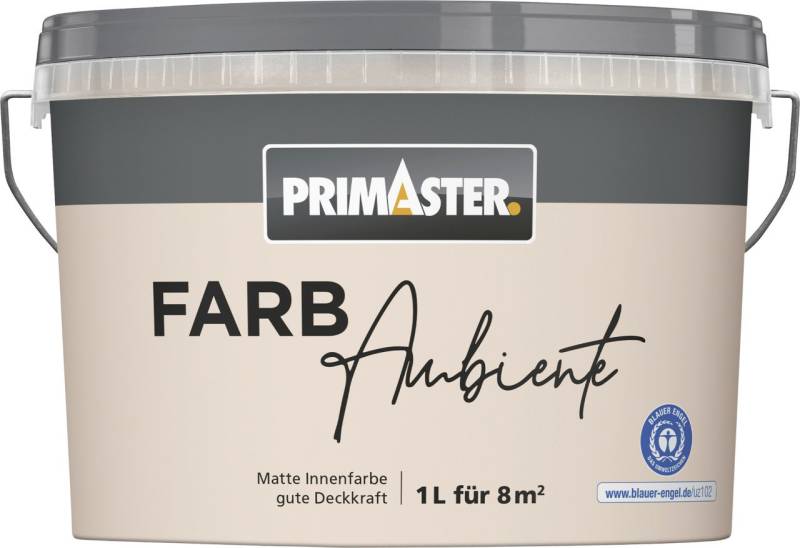Primaster Farbambiente Wandfarbe matt nude 1 L Primaster Farbambiente Wandfarbe matt nude 1 L von Primaster