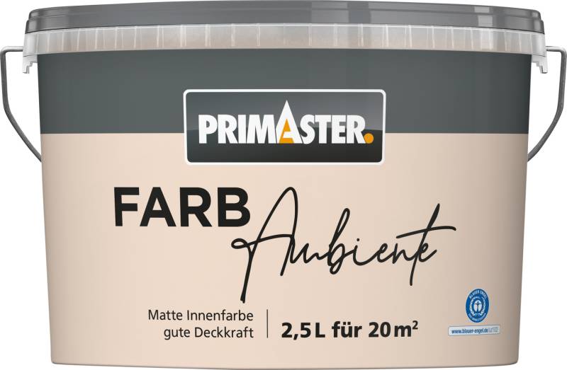Primaster Farbambiente Wandfarbe matt nude 2,5 L Primaster Farbambiente Wandfarbe matt nude 2,5 L von Primaster