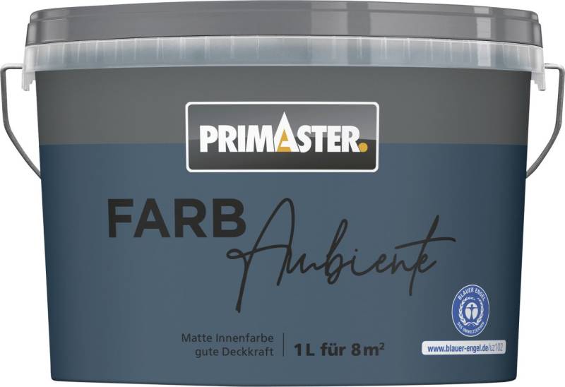 Primaster Farbambiente Wandfarbe matt pazifik 1 L Primaster Farbambiente Wandfarbe matt pazifik 1 L von Primaster