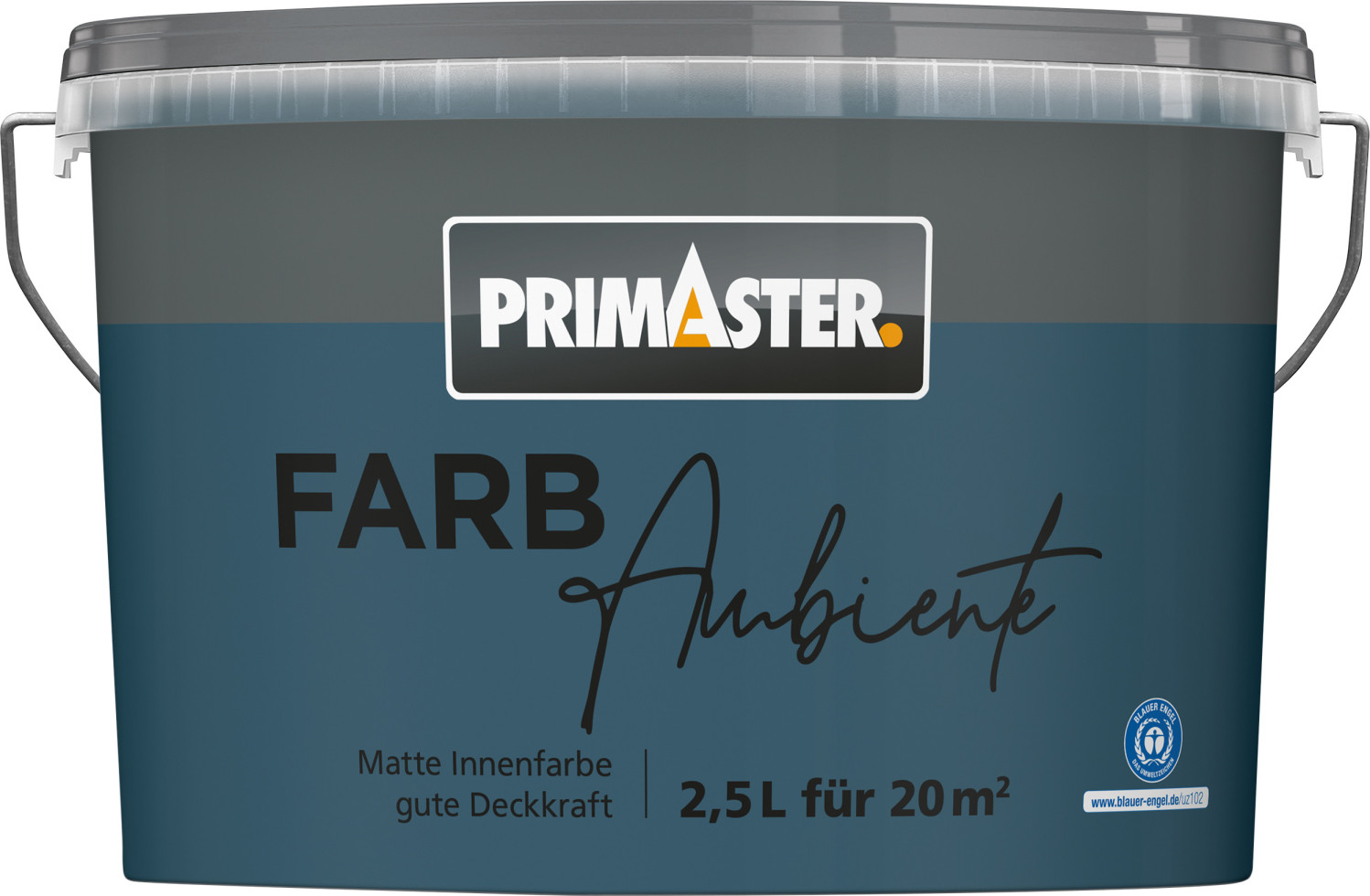 Primaster Farbambiente Wandfarbe matt pazifik 2,5 L von Primaster
