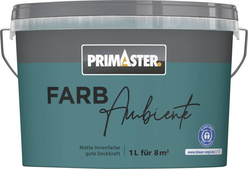 Primaster Farbambiente Wandfarbe matt petrol 1 L Primaster Farbambiente Wandfarbe matt petrol 1 L von Primaster
