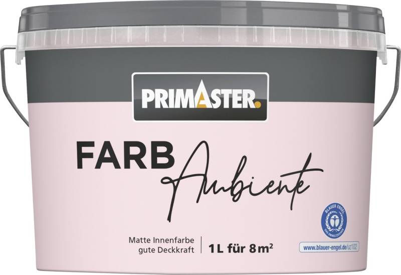 Primaster Farbambiente Wandfarbe matt rose 1 L Primaster Farbambiente Wandfarbe matt rose 1 L von Primaster