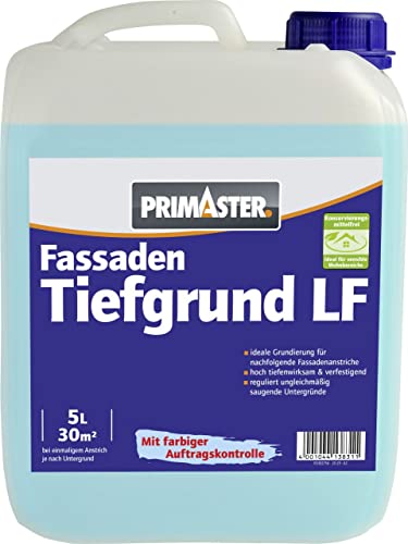 Primaster Fassaden-Tiefgrund LF konservierungsmittelfrei 5 l Tiefengrund Innen von Primaster