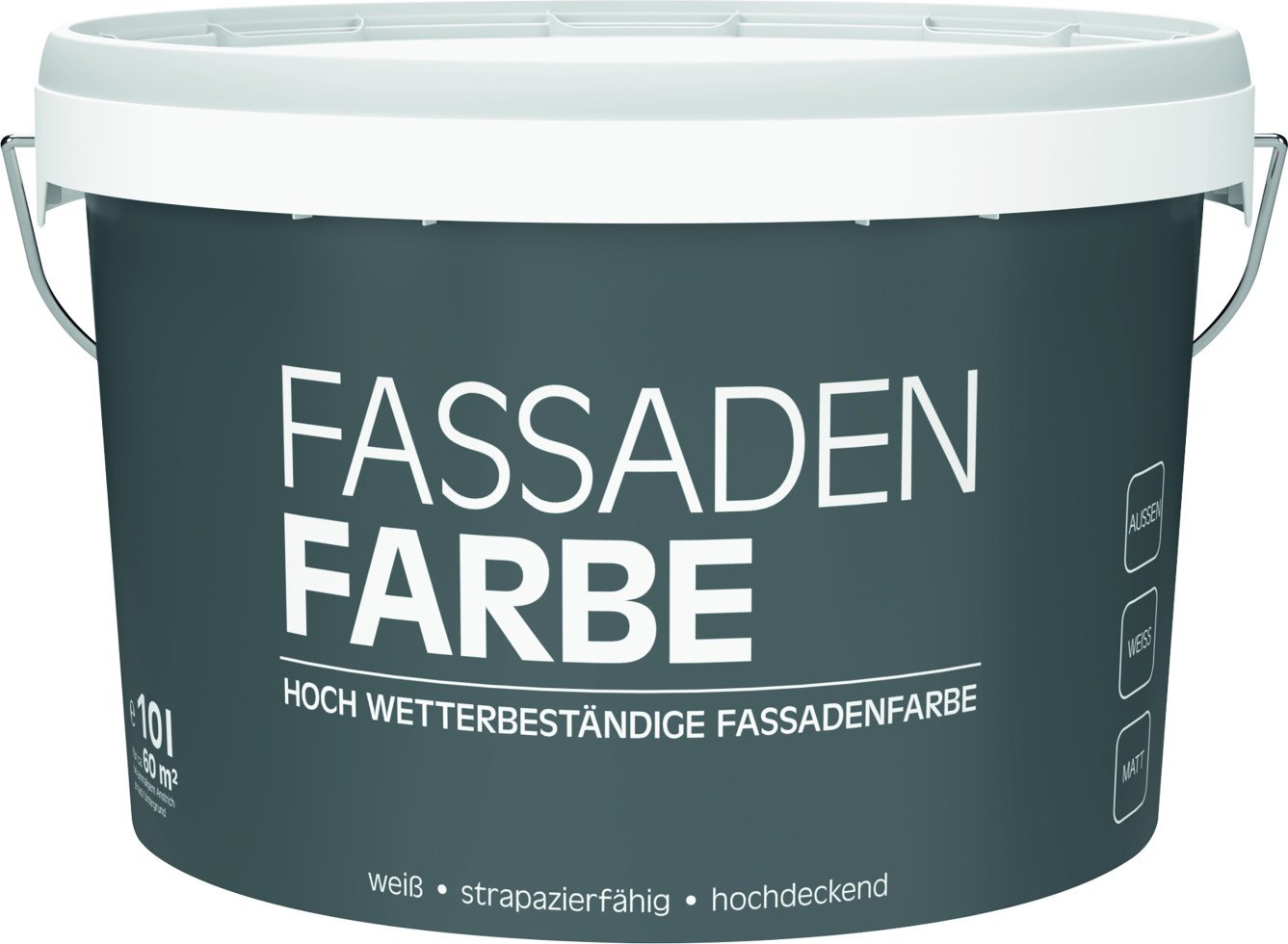 Primaster Fassadenfarbe 10 L weiß Primaster Fassadenfarbe 10 L weiß von Primaster