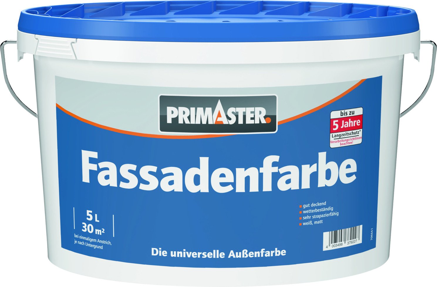 Primaster Fassadenfarbe 5 L weiß Primaster Fassadenfarbe 5 L weiß von Primaster