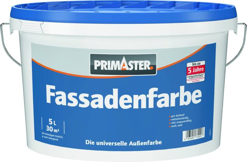 Primaster Fassadenfarbe 5 L weiß Primaster Fassadenfarbe 5 L weiß von Primaster