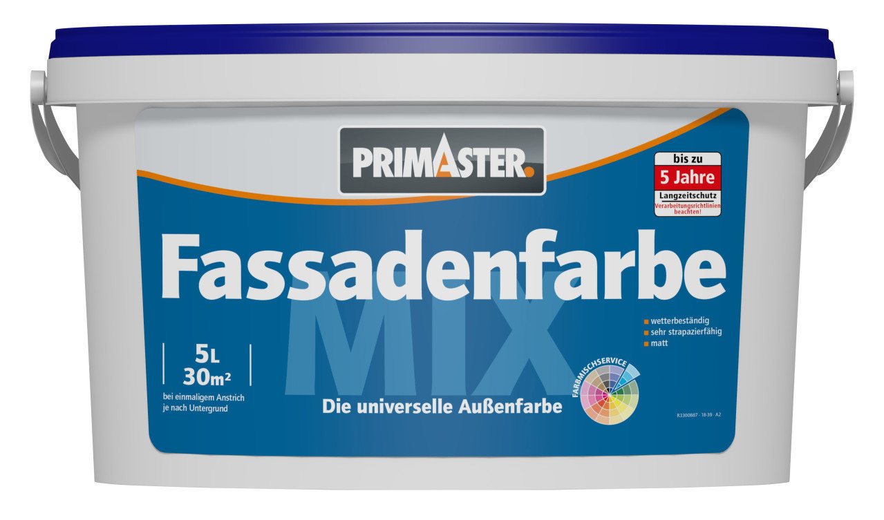 Primaster Fassadenfarbe Primaster Fassadenfarbe 5 L weiß matt Primaster Fassadenfarbe Primaster Fassadenfarbe 5 L weiß matt von Primaster