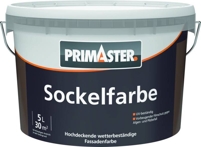Primaster Fassadenfarbe Primaster Sockel- und Dachfarbe 5 L nussbraun von Primaster