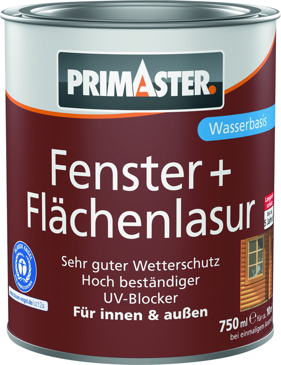 Primaster Fenster + Flächenlasur 750 ml teak Primaster Fenster + Flächenlasur 750 ml teak von Primaster