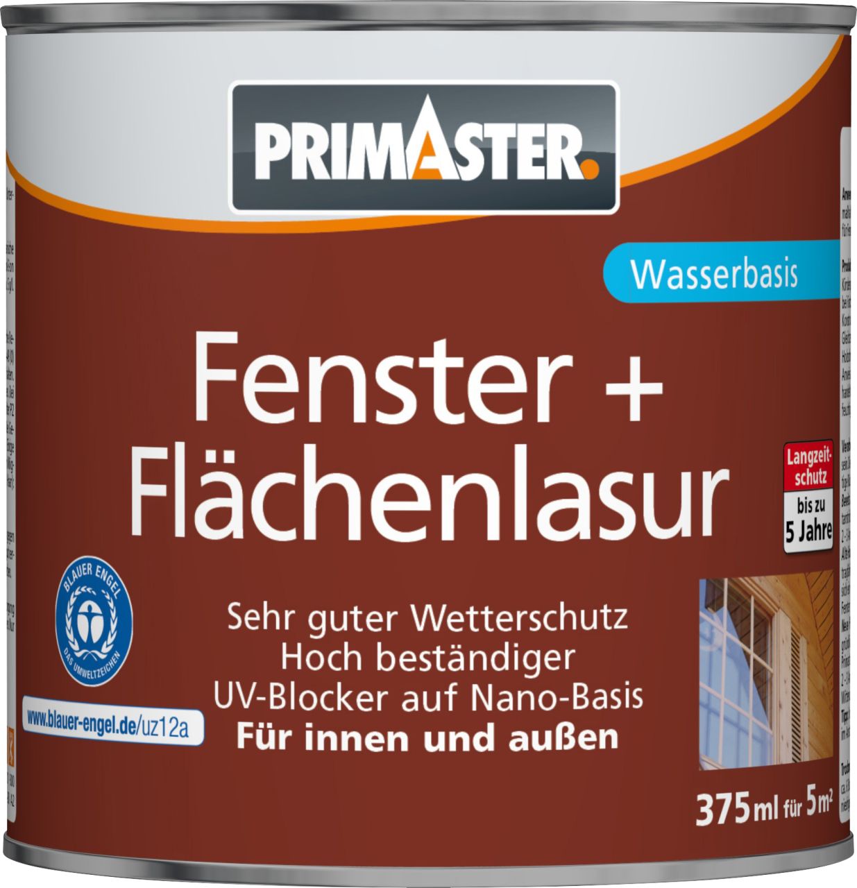 Primaster Fenster und Flächenlasur 375 ml farblos von Primaster