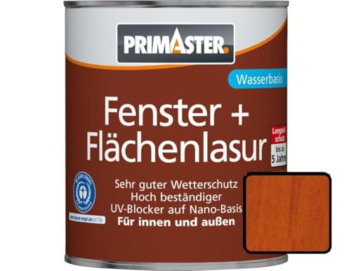 Primaster Fenster-und Flächenlasur 375ml Mahagoni Holzlasur Wetterschutz Primaster Fenster-und Flächenlasur 375ml Mahagoni Holzlasur Wetterschutz von Primaster
