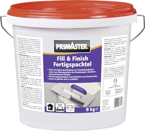 Primaster Fertigspachtel Fill & Finish 8 kg von Primaster