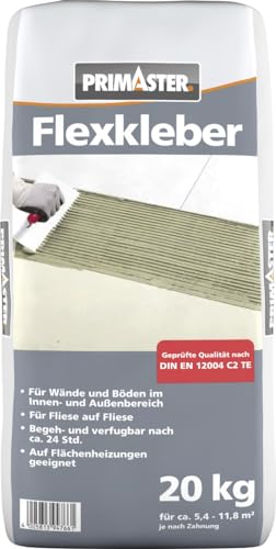 Primaster Flexkleber für Innen und Außen Wand und Boden flexibel von Primaster