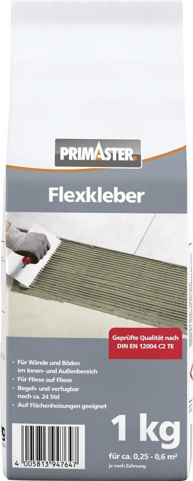 Primaster Fliesenaufkleber Primaster Flexkleber 1 kg von Primaster