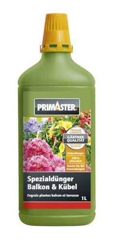 Primaster Flüssigdünger Balkon- und Kübelpflanzen 1L 80 Anwendungen Dünger von Primaster