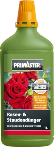 Primaster Flüssigdünger Rosen und Stauden Dünger Garten Beet Pflanzendünger von Primaster