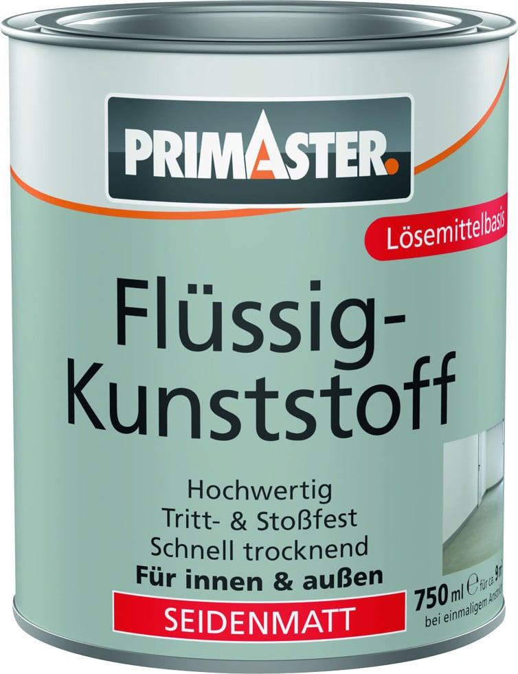 Primaster Flüssigkunststoff seidenmatt 750 ml weiß von Primaster