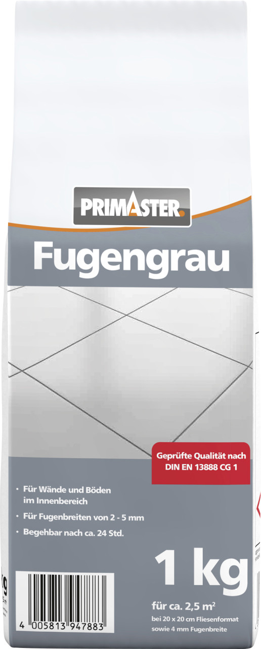 Primaster Fugengrau 2 - 5 mm dunkelgrau 1 kg von Primaster
