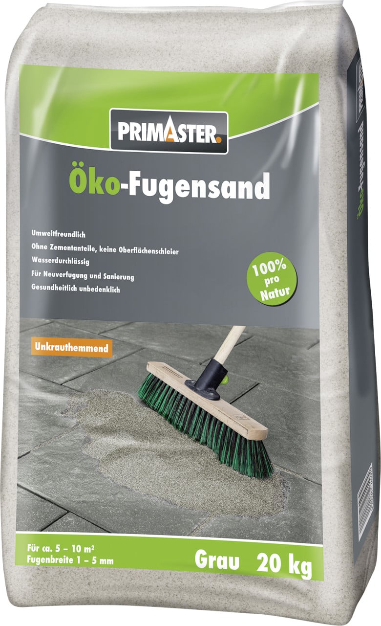Primaster Fugensand Öko unkrauthemmend 20 kg grau von Primaster