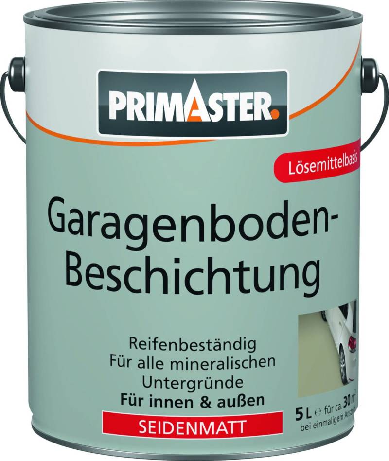 Primaster Garagenbodenbeschichtung 5 L kieselgrau seidenmatt Primaster Garagenbodenbeschichtung 5 L kieselgrau seidenmatt von Primaster