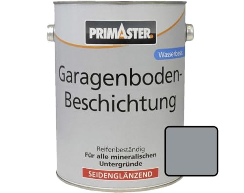 Primaster Garagenbodenbeschichtung 5L Hellgrau Seidenglänzend Bodenbeschichtung von Primaster