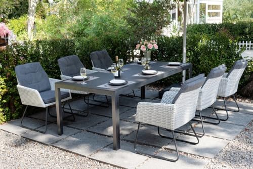 Primaster Garten-Essgruppe Belano 6 Personen Sitzgruppe von Primaster