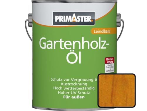 Primaster Gartenholzöl 750ml Douglasie Holzschutz &-Pflege Wetterfest UV-Schutz von Primaster