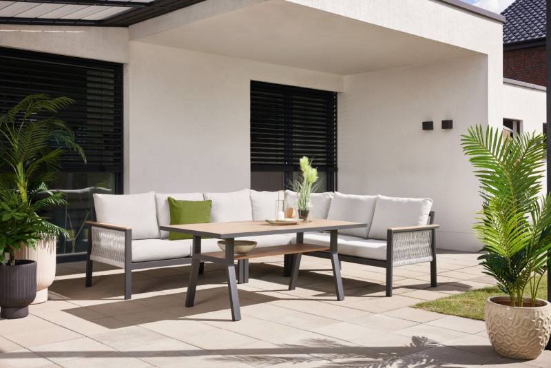 Primaster Gartenlounge-Set Primaster Gartenmöbel-Set Kos Aluminium in, Witterungsbeständig von Primaster