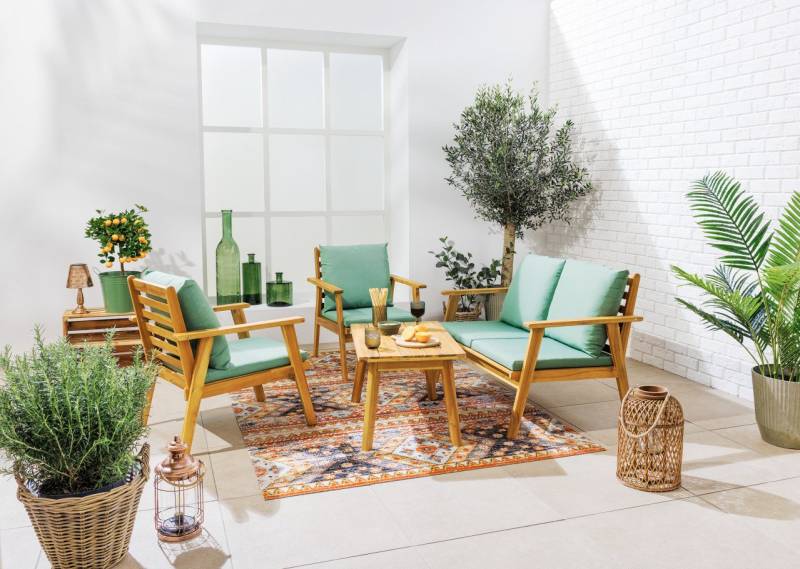 Primaster Loungeset Primaster Loungeset Lovina 4-teilig, Witterungsbeständig von Primaster