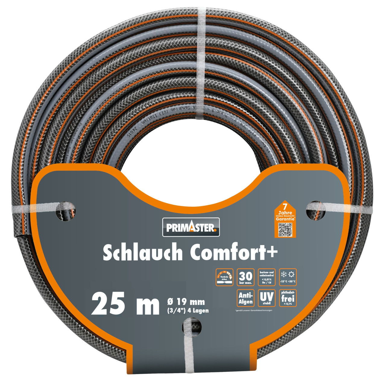 Primaster Gartenschlauch Comfort+ 25 m Ø 19 mm (3/4) von Primaster