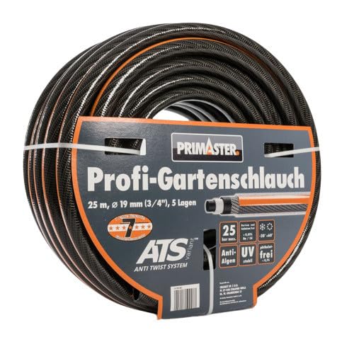 Primaster Gartenschlauch Profi 25 m Ø 19 mm (3/4 Zoll) Wasserschlauch Schlauch von Primaster