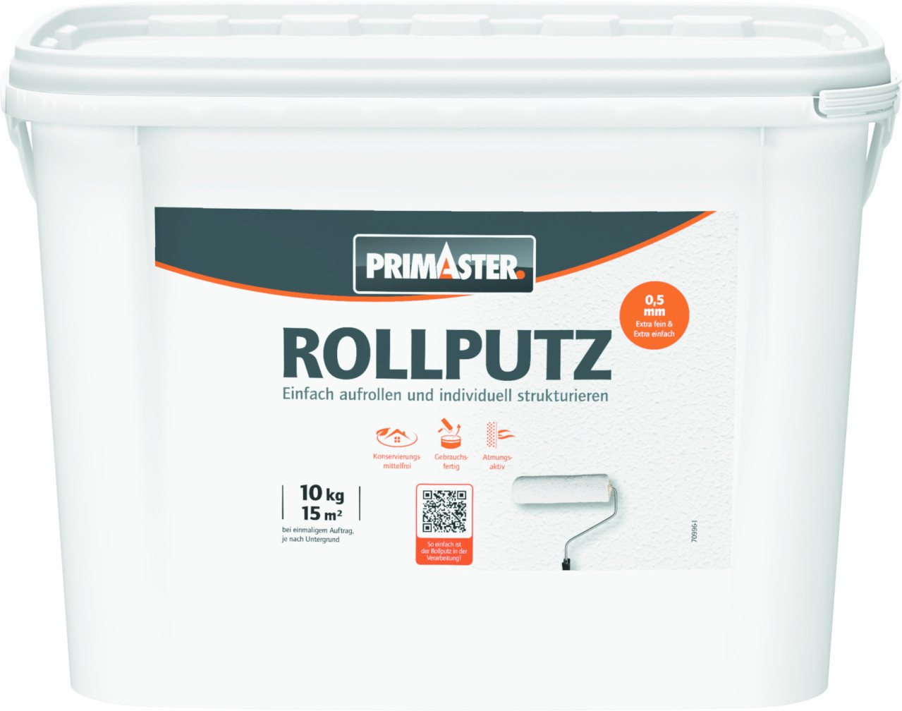 Primaster Gipsputz Primaster Rollputz 10 kg weiß von Primaster