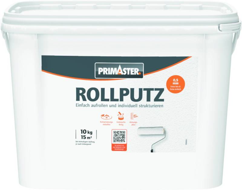 Primaster Gipsputz Primaster Rollputz 10 kg weiß von Primaster