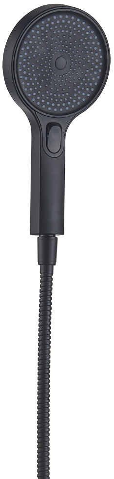 Primaster Handbrause-Set Flavia 3 Strahlarten schwarz matt von Primaster