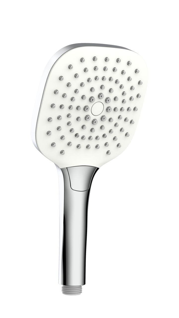Primaster Handbrause 3 Strahlarten Water Spray quadratisch chrom-weiß wassersparend Primaster Handbrause 3 Strahlarten Water Spray quadratisch chrom-weiß wassersparend von Primaster