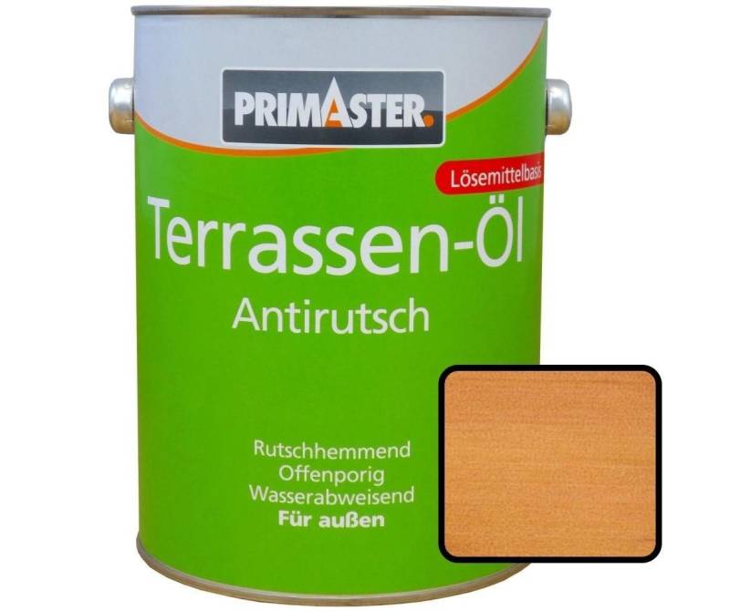 Primaster Hartholzöl Primaster Terrassen-Öl Anti Rutsch 750 ml von Primaster