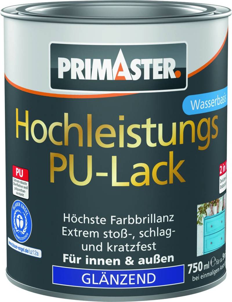 Primaster Hochleistungs PU-Lack feuerrot glänzend 750 ml Primaster Hochleistungs PU-Lack feuerrot glänzend 750 ml von Primaster