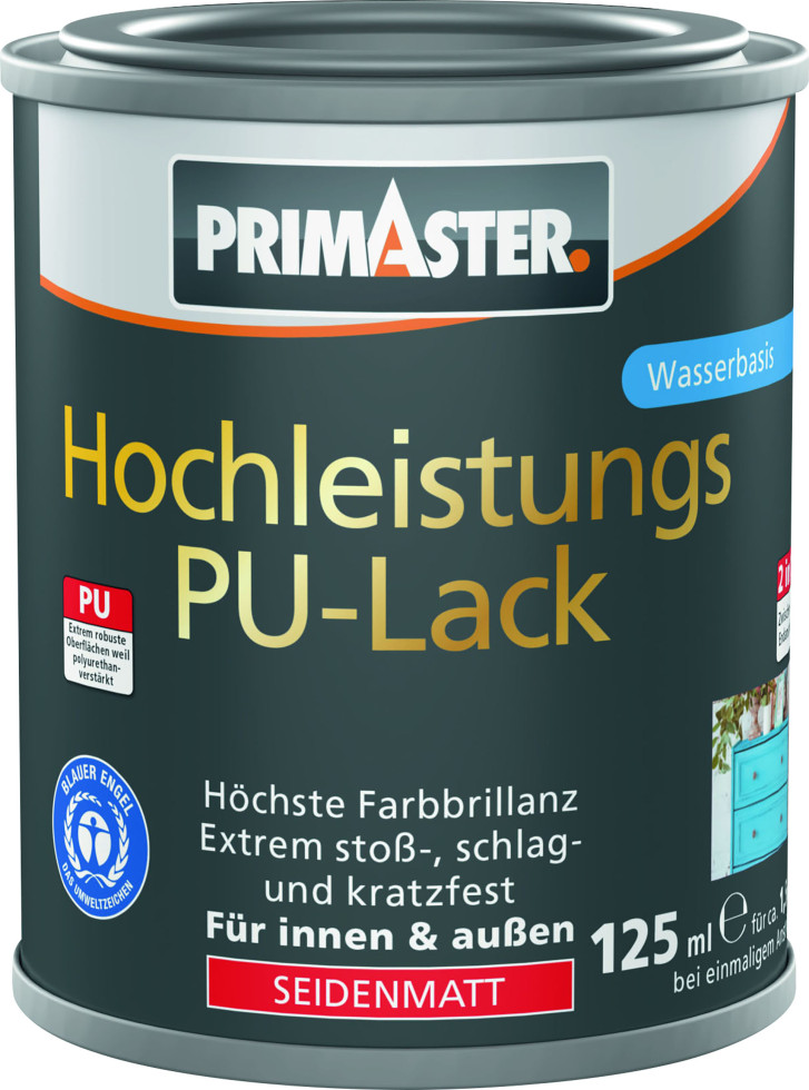 Primaster Hochleistungs PU-Lack feuerrot seidenmatt 125 ml von Primaster