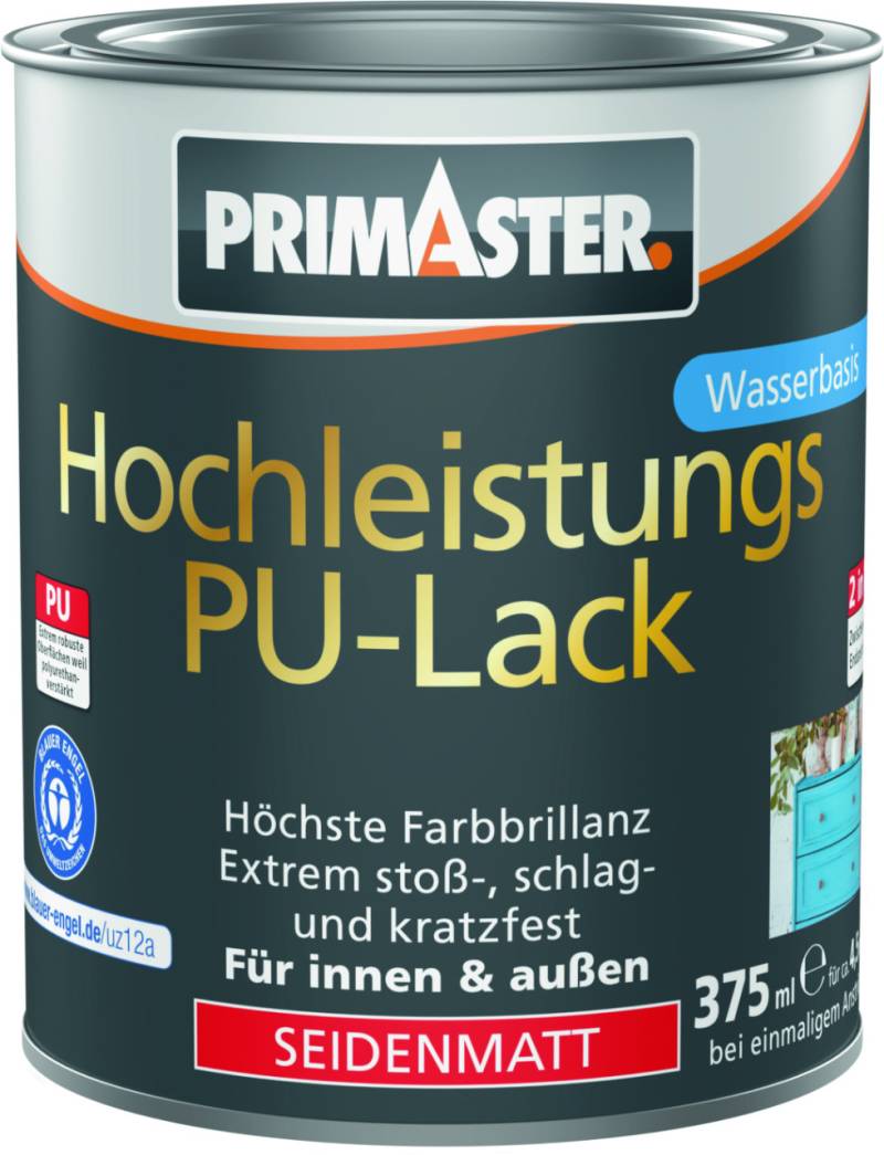 Primaster Hochleistungs PU-Lack feuerrot seidenmatt 375 ml von Primaster