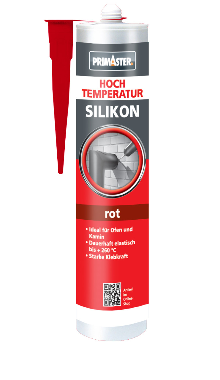 Primaster Hochtemperatur Silikon rot 300 ml von Primaster