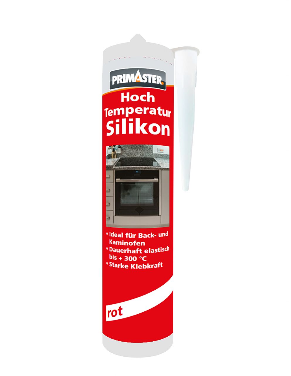 Primaster Hochtemperatur Silikon rot 300 ml von Primaster