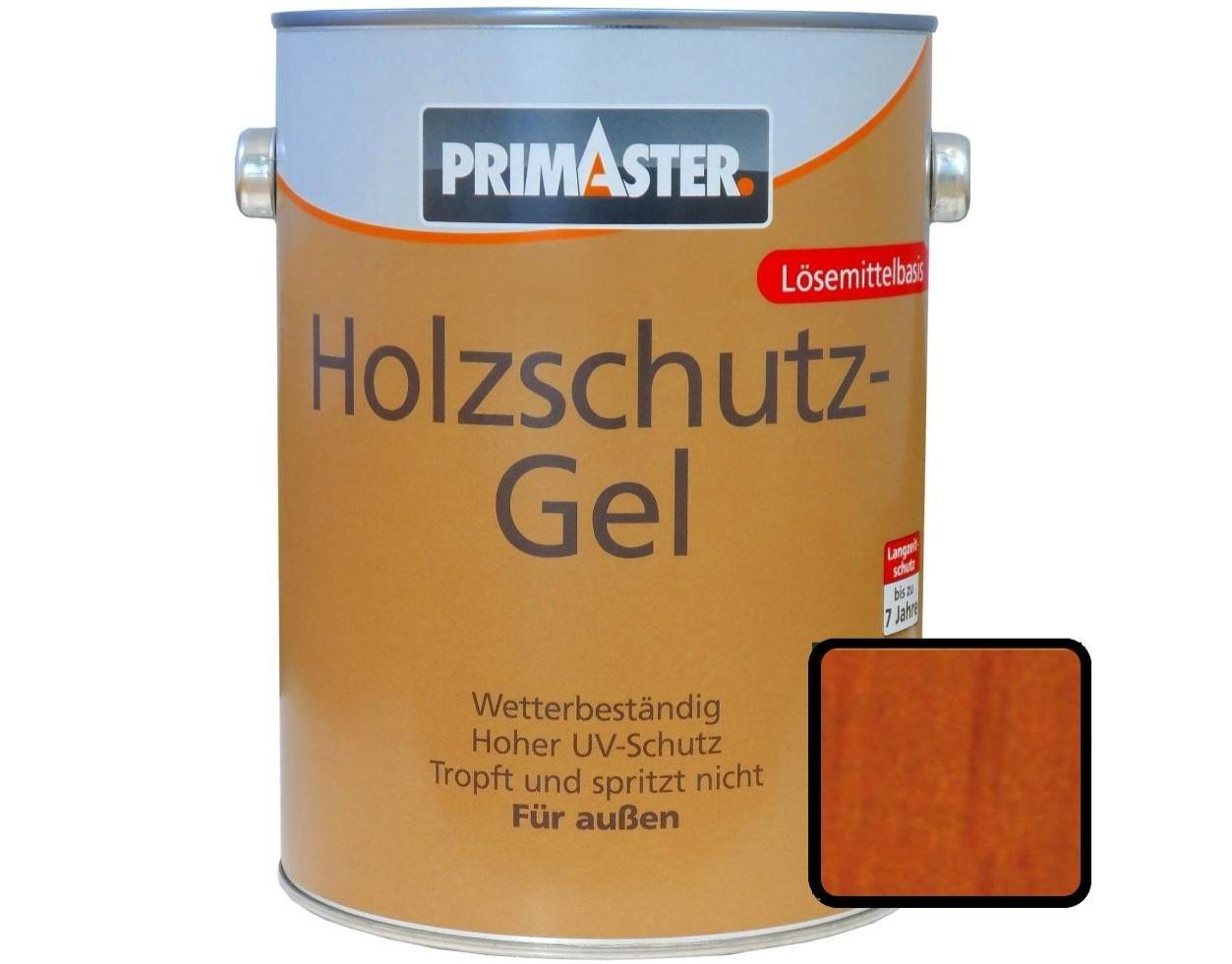 Primaster Holzlack Primaster Holzschutzgel 5 L mahagoni seidenmatt von Primaster