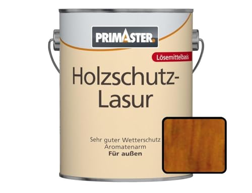 Primaster Holzschutz Lasur SF1107 10 m² eiche 750 ml für Außen von Primaster