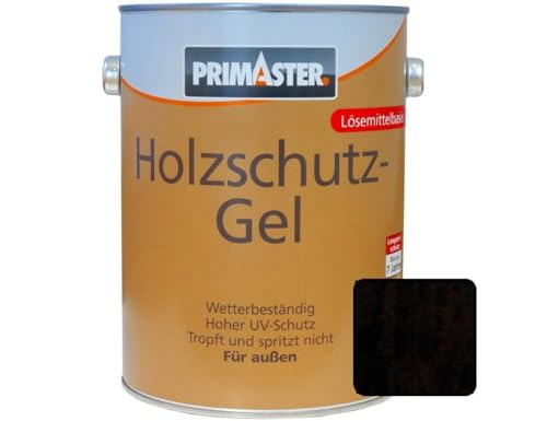 Primaster Holzschutzgel palisander 2,5 l seidenmatt für Außen von Primaster