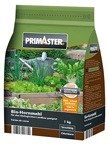 Primaster Hornmehl Gartendünger 1 kg Organischer Dünger Natürdünger von Primaster