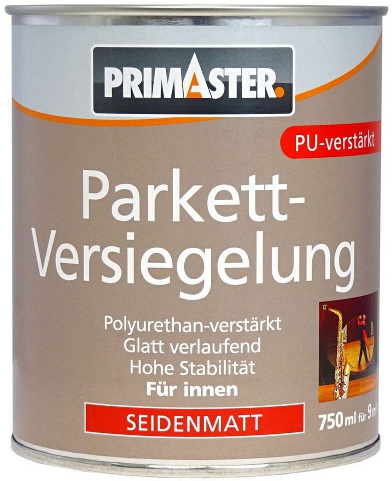 Primaster Klarlack Primaster Parkettversiegelung 750 ml seidenmatt von Primaster